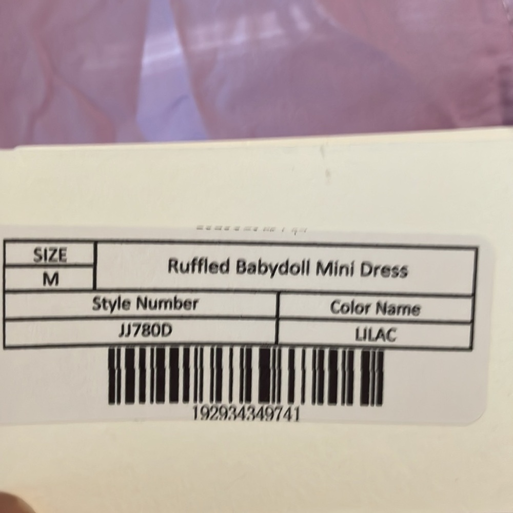 English Factory Ruffled Babydoll Mini Dress - Picture 7 of 11